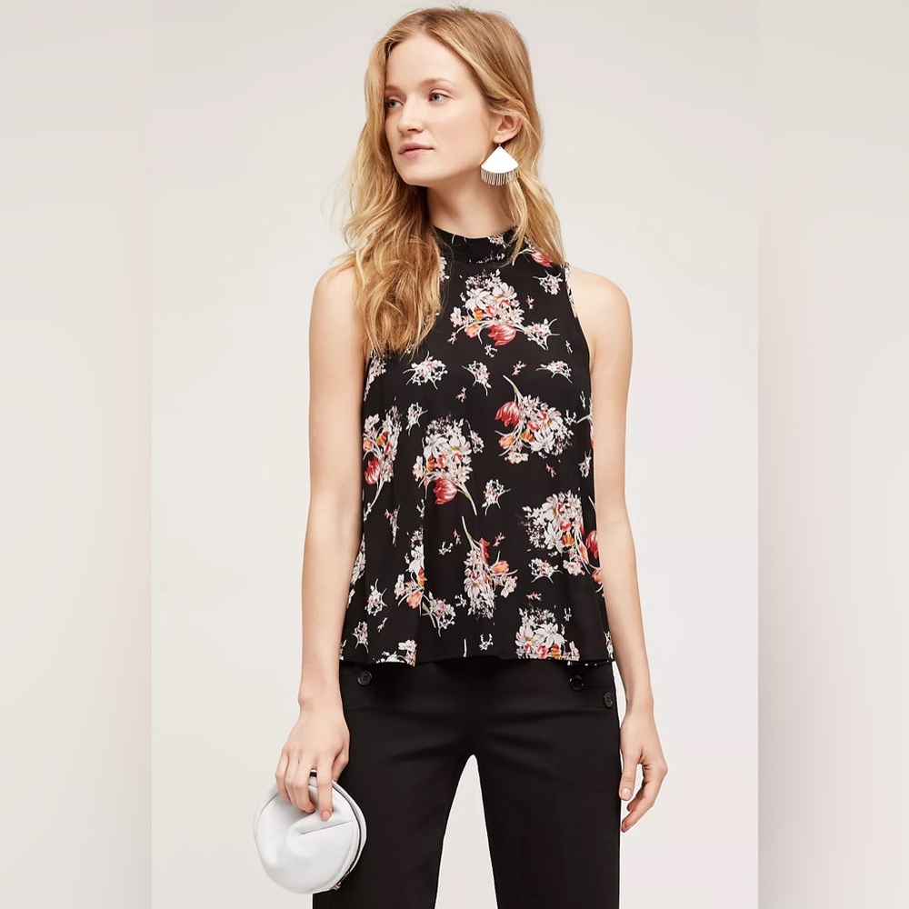 Maeve Hidra Silk Blouse | Size S